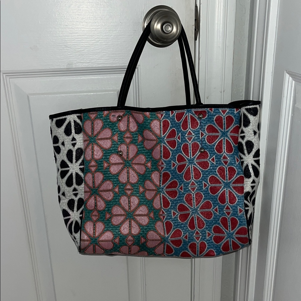 Kate Spade Multicolor Floral Tote